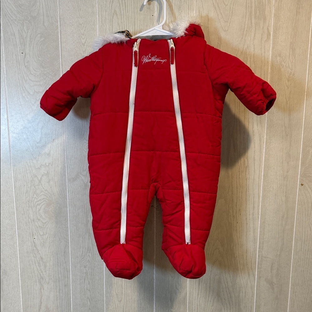 Weatherproof Kids Red Puffer Snowsuit